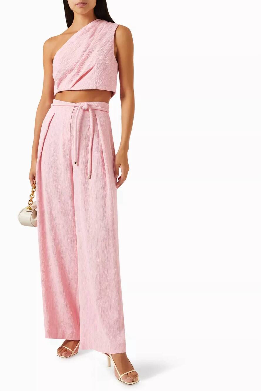 NEW SIGNIFICANT OTHER eryn one-shoulder top in pink